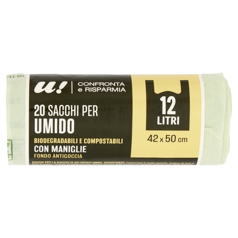 20 Sacchi per Umido 12 Litri U! Confronta e Risparmia